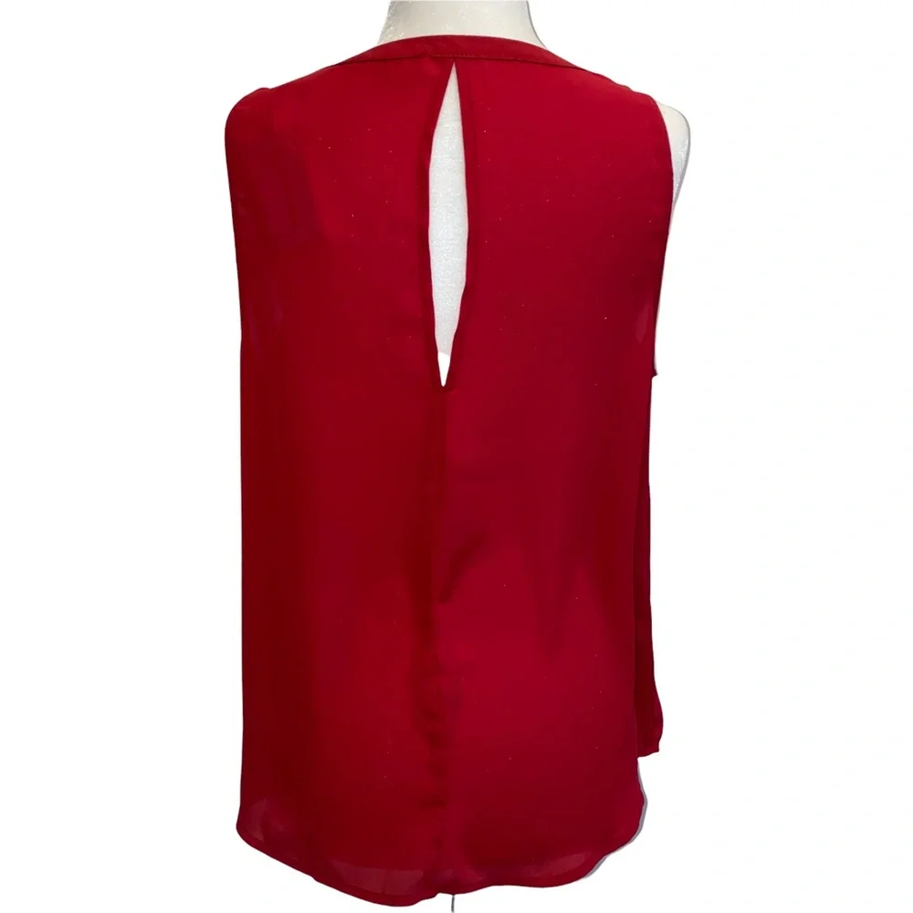 BKE NWT Red Sleeveless Blouse M - Picture 7 of 11